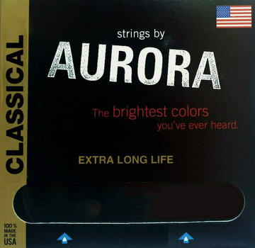 Nylon Konzertgitarren Saiten Aurora Premium Classical Strings High Tension Clear - 1