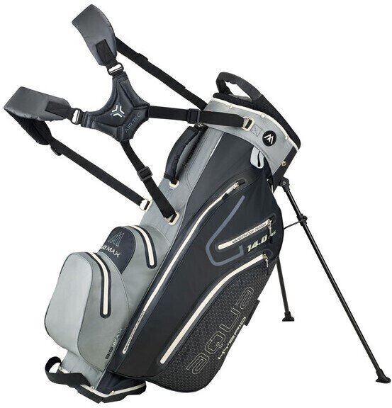 Saco de golfe Big Max Aqua Hybrid 3 Grey/Black Saco de golfe