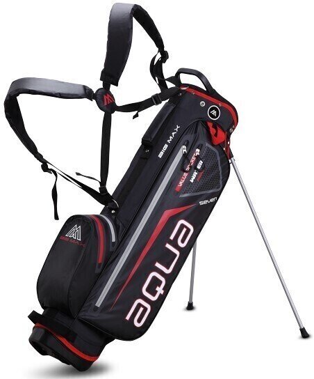 Borsa da golf Stand Bag Big Max Aqua Seven Black/Red Borsa da golf Stand Bag