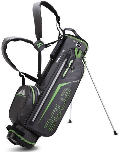 Borsa da golf Stand Bag Big Max Aqua Seven Charcoal/Lime Borsa da golf Stand Bag