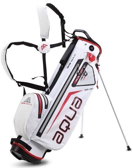 Чантa за голф Big Max Aqua Seven White/Red Чантa за голф