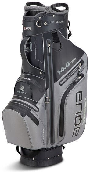 Bolsa de golf Big Max Aqua Sport 3 Black/Grey Bolsa de golf