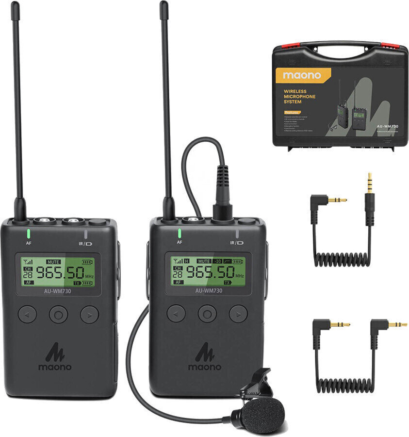 Wireless Lavalier Set Maono AU-WM730 902 - 925,5 Mhz