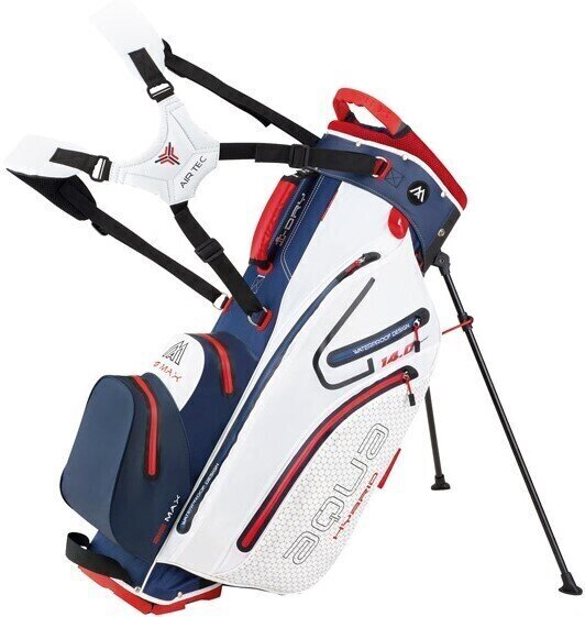 Golf Bag Big Max Aqua Hybrid 5 Navy/White/Red Golf Bag