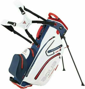 Golf Bag Big Max Aqua Hybrid 5 Navy/White/Red Golf Bag - 1
