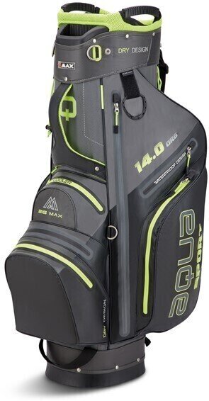 Чантa за голф Big Max Aqua Sport 3 Charcoal/Black/Lime Чантa за голф