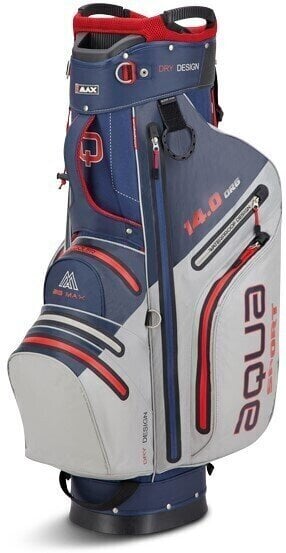 Golfbag Big Max Aqua Sport 3 Navy/Sliver/Red Golfbag