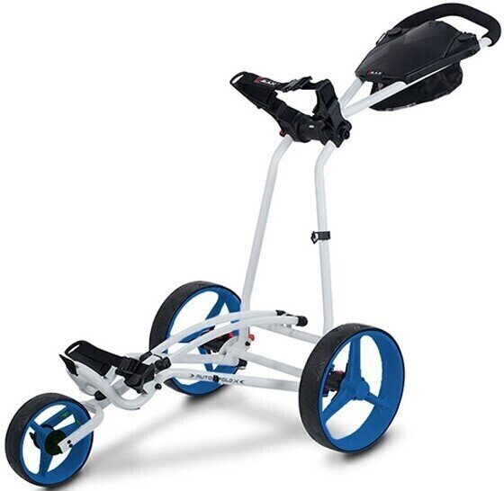 Ručna kolica za golf Big Max Auto Fold X White/Cobalt Ručna kolica za golf