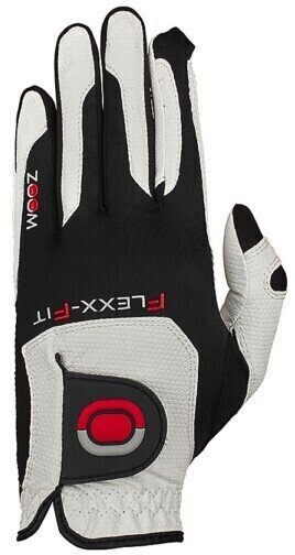 Zoom Gloves Weather Mens Golf Glove Oversize Black/Red Left Hand for Right Handed Golfers