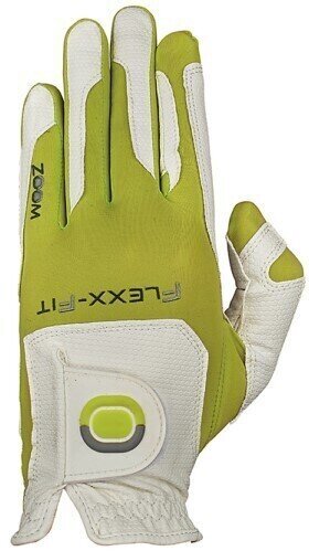 Handschuhe Zoom Gloves Weather Womens Golf Glove White/Lime Left Hand for Right Handed Golfers