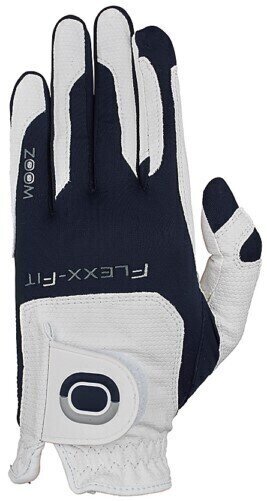 guanti Zoom Gloves Weather Womens Golf Glove White/Navy Left Hand for Right Handed Golfers