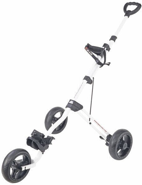 Chariot de golf manuel Big Max Junior 3-Wheel White Chariot de golf manuel