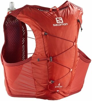 Running backpack Salomon Active Skin 4 Set Valiant/Red Dahlia S Running backpack - 1