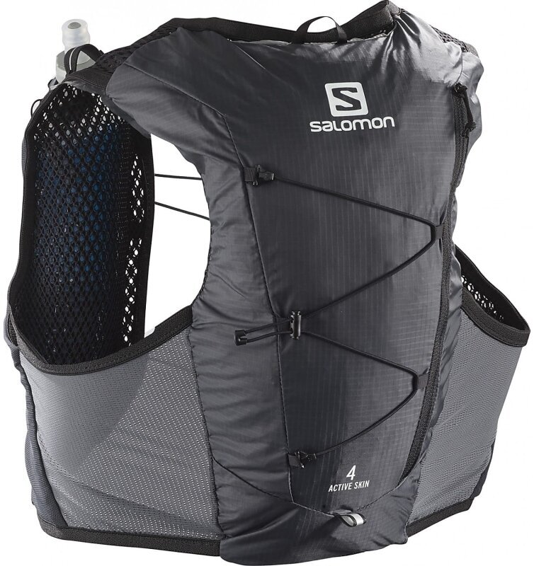 Running backpack Salomon Active Skin 4 Set Ebony-Black L Running backpack