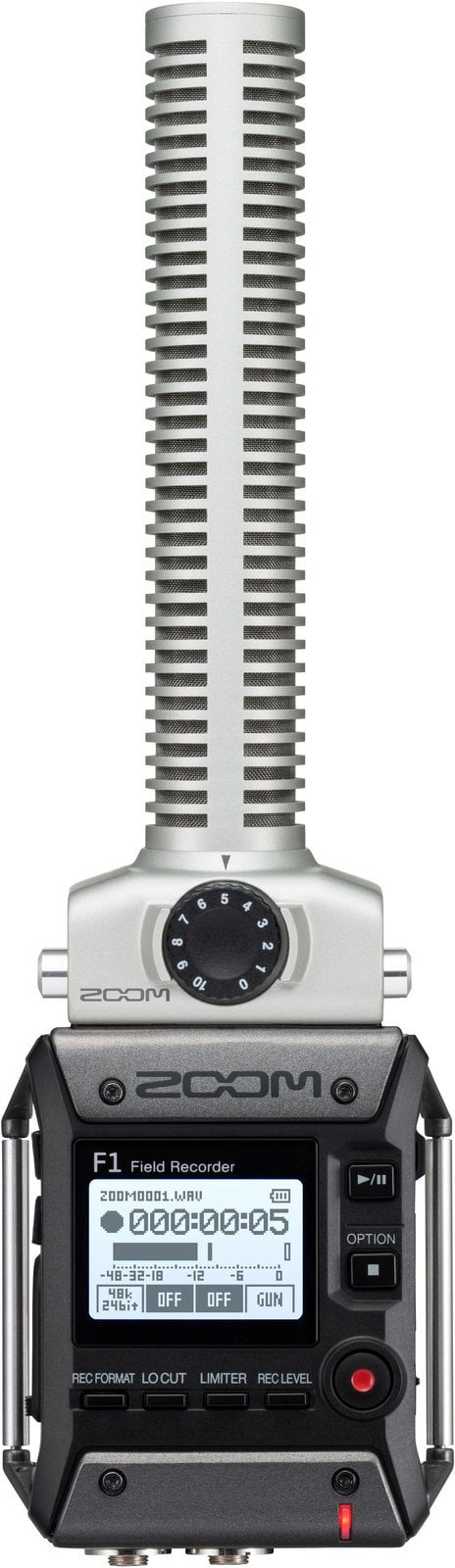 Gravador digital portátil Zoom F1-SP Preto