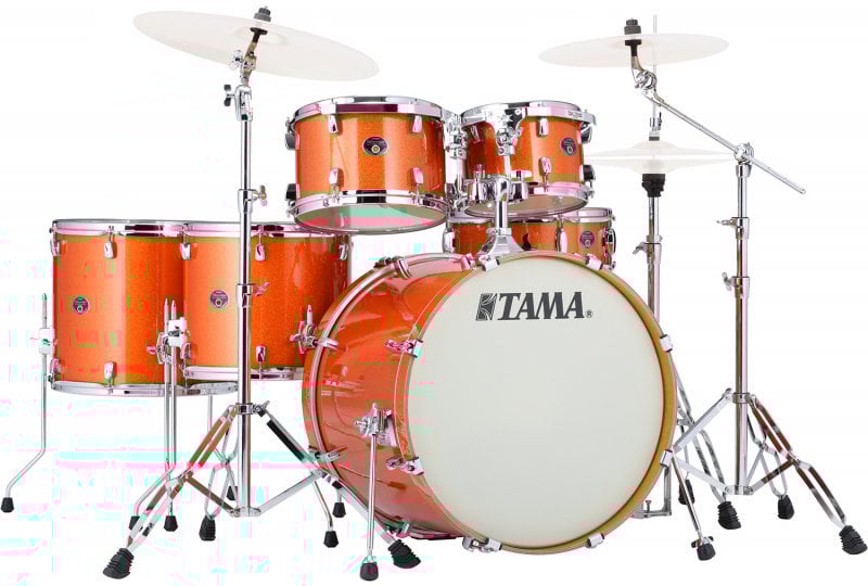 Akustická bicí sada Tama VD62R Silverstar Bright Orange Sparkle