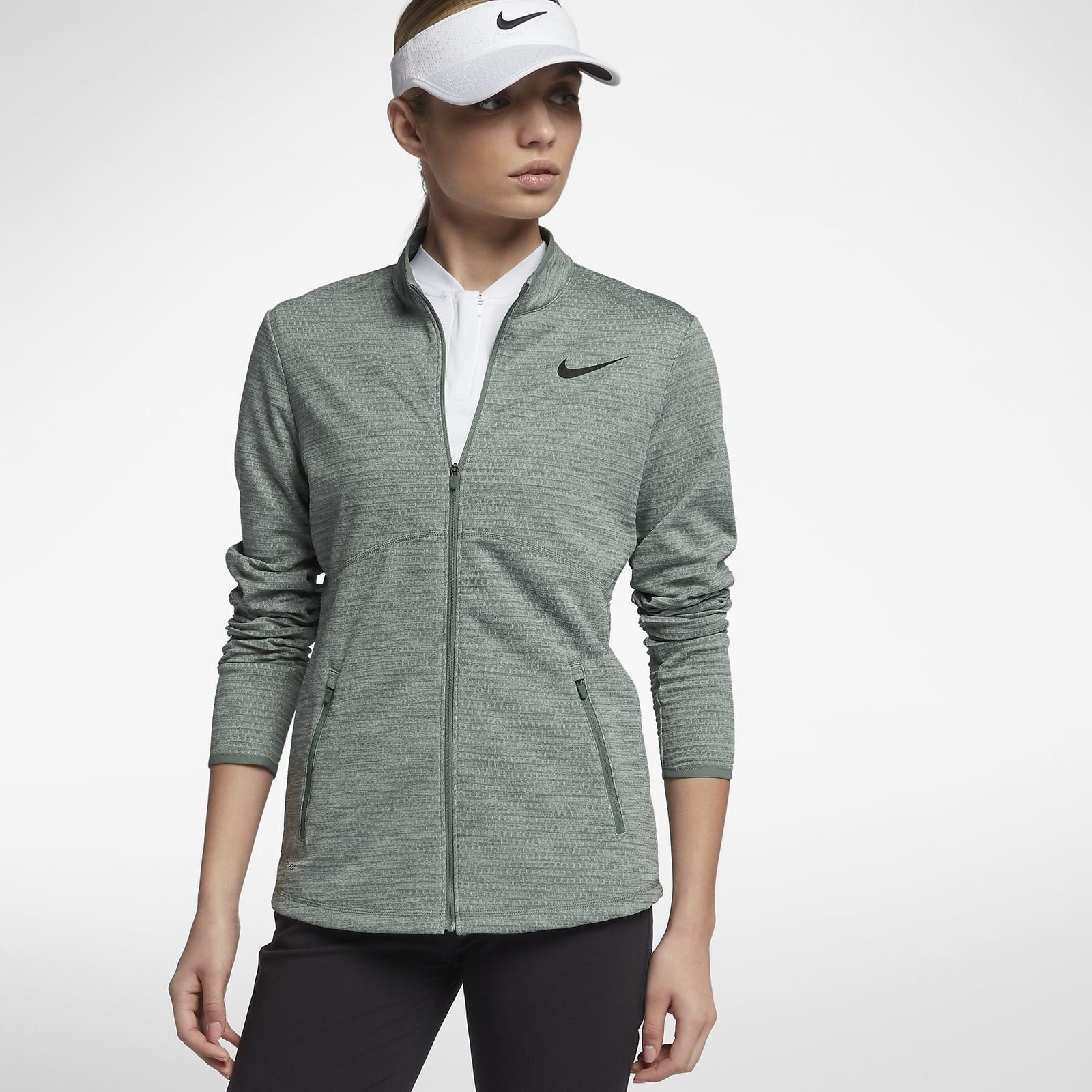 Jachetă impermeabilă Nike Womens Dry Top Hz Clay Green/Black S