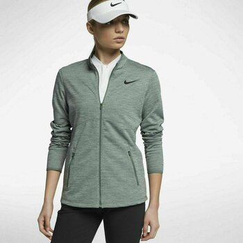 Αδιάβροχο Mπουφάν Nike Womens Dry Top Hz Clay Green/Black M - 1