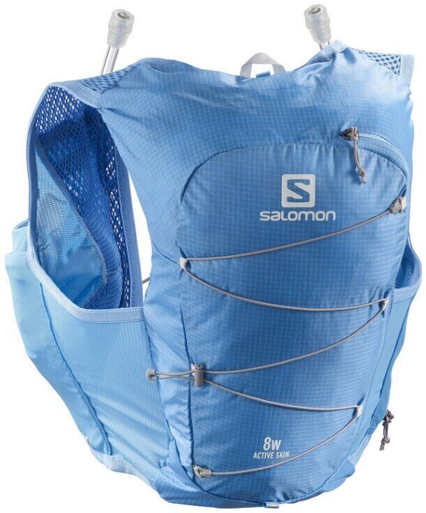 Running backpack Salomon Active Skin 8 W Set Marina Alloy M Running backpack