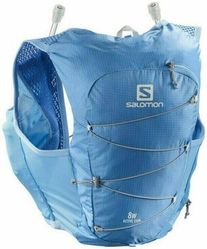 Trčanje ruksak Salomon Active Skin 8 W Set Marina Alloy S Trčanje ruksak - 1