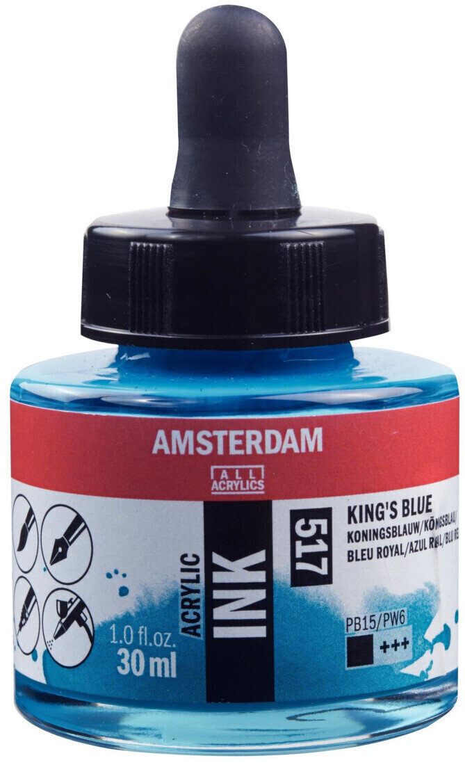 Tinte Amsterdam 17205170 Acryltinte 517 Kings Blue 30 ml 1 stk