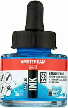 Μελάνι Amsterdam 17205640 Ακρυλικό μελάνι 564 Brilliant Blue 30 ml 1 τεμ. - 1