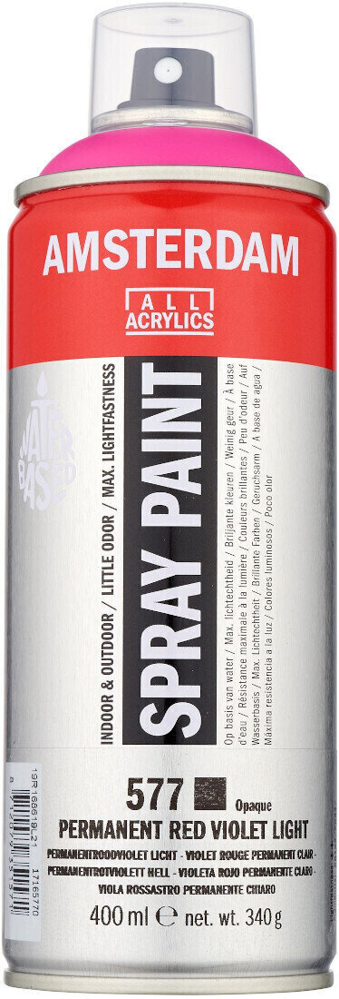 Spray cu vopsea
 Amsterdam 17165770 Spray cu vopsea 577 Permanent Red Violet Light 400 ml 1 buc.