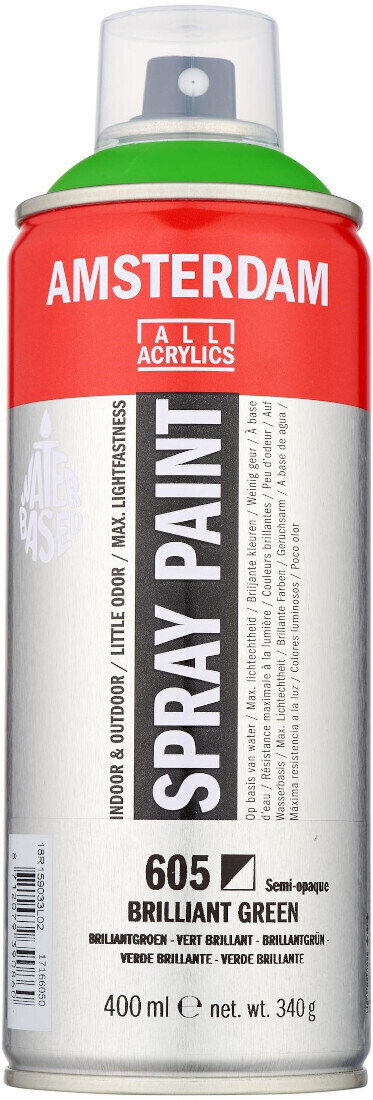 Peinture en aérosol
 Amsterdam 17166050 Peinture en aérosol Brilliant Green 400 ml 1 pc