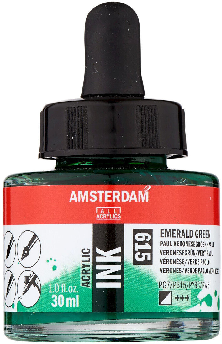 Tinta Amsterdam 17206150 Akrilna tinta 615 Emerald Green 30 ml 1 kom