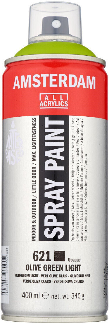 Peinture en aérosol
 Amsterdam 17166210 Peinture en aérosol Olive Green Light 400 ml 1 pc