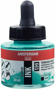 Ink Amsterdam 17206610 Acrylic Ink 661 Turquoise Green 30 ml 1 pc - 1