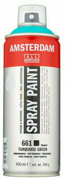 Boja u spreju Amsterdam 17166610 Boja u spreju 661 Turquoise Green 400 ml 1 kom - 1