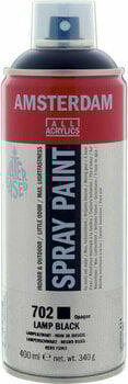 Peinture en aérosol
 Amsterdam 17167020 Peinture en aérosol 702 Lamp Black 400 ml 1 pc - 1