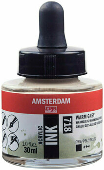Atrament Amsterdam 17207180 Akrylový tuš 718  Warm Grey 30 ml 1 ks - 1