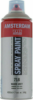 Peinture en aérosol
 Amsterdam 17167180 Peinture en aérosol 718  Warm Grey 400 ml 1 pc - 1