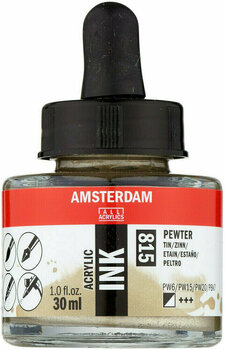 Atrament Amsterdam 17208150 Akrylový tuš 815 Pewter 30 ml 1 ks - 1
