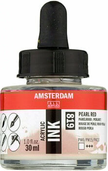 Encre Amsterdam 17208190 Encre acrylique 819 Pearl Red 30 ml 1 pc - 1
