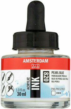 Tinta Amsterdam 17208200 Acrylic ink 820 Pearl Blue 30 ml 1 un. - 1