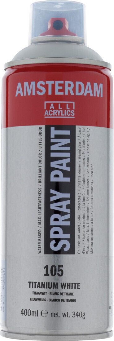 Peinture en aérosol
 Amsterdam 17161050 Peinture en aérosol 105 Titanium White 400 ml 1 pc