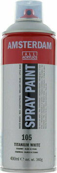 Peinture en aérosol
 Amsterdam 17161050 Peinture en aérosol 105 Titanium White 400 ml 1 pc - 1