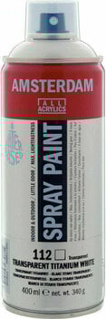 Peinture en aérosol
 Amsterdam 17161120 Peinture en aérosol Transparent Titanium White 400 ml 1 pc - 1