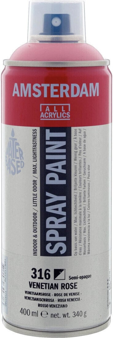 Peinture en aérosol
 Amsterdam 17163160 Peinture en aérosol Venetian Rose 400 ml 1 pc