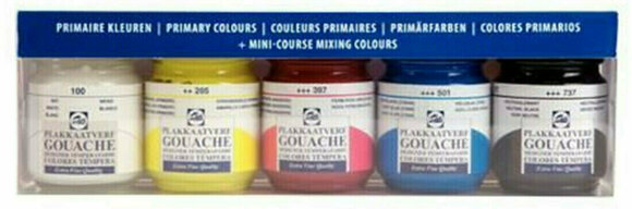 Guaššvärv Talens Gouache Extra Fine Set 5 x 50 ml - 1