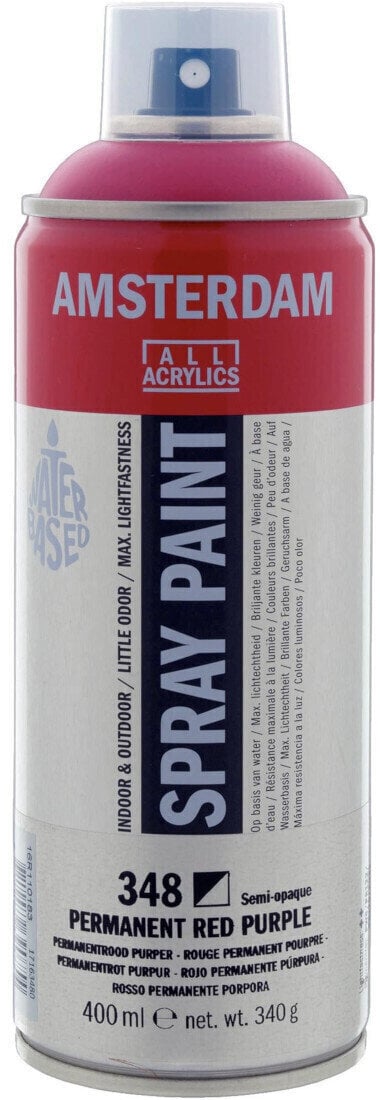 Peinture en aérosol
 Amsterdam 17163480 Peinture en aérosol Permanent Red Purple 400 ml 1 pc