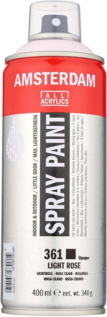 Peinture en aérosol
 Amsterdam 17163610 Peinture en aérosol Light Rose 400 ml 1 pc