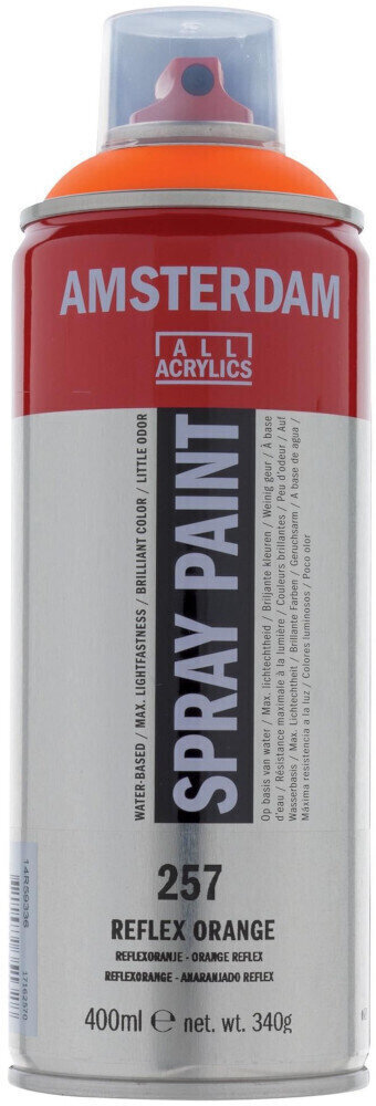 Peinture en aérosol
 Amsterdam 17162570 Peinture en aérosol 257 Reflex Orange 400 ml 1 pc