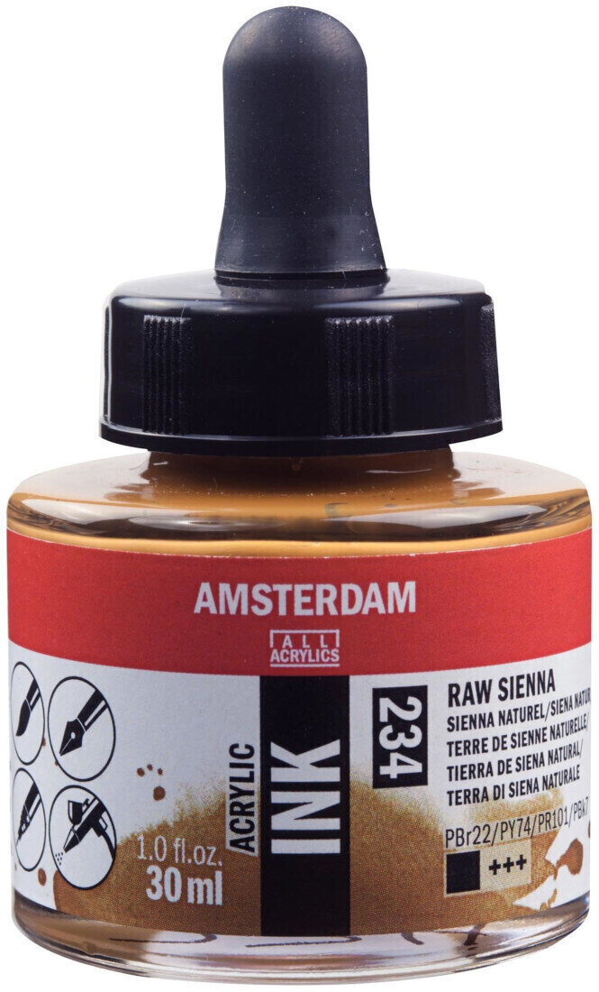 Tuš Amsterdam 17202340 Акрилно мастило 234 Raw Sienna 30 ml 1 kom