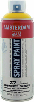 Peinture en aérosol
 Amsterdam 17162720 Peinture en aérosol Transparent Yellow Med 400 ml 1 pc - 1