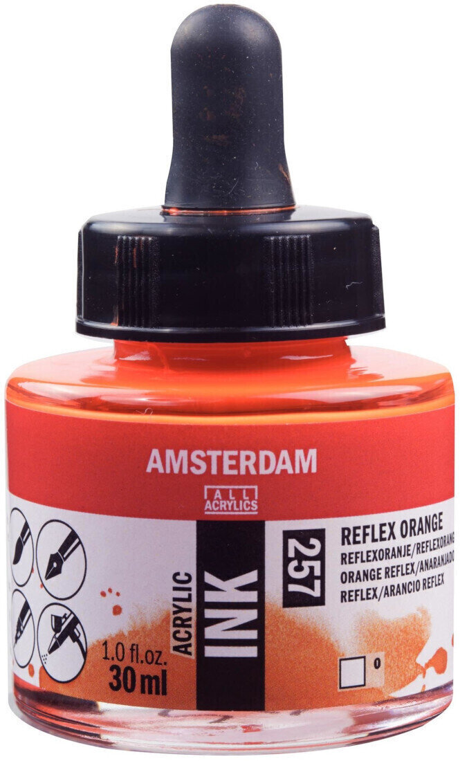 Ink Amsterdam 17202570 Acrylic Ink 257 Reflex Orange 30 ml 1 pc
