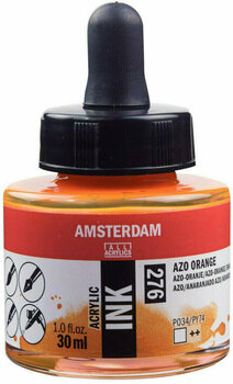 Ink Amsterdam 17202760 Acrylic Ink 276 Azo Orange 30 ml 1 pc - 1